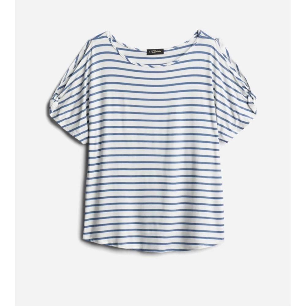 this Colette Romey Cold Shoulder Knit Top •LP